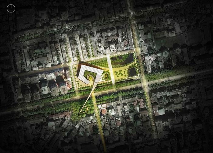 BIM建筑|绿植爬满“山峰”——阿尔巴尼亚Ekspozita大楼 / Mario Cucinella