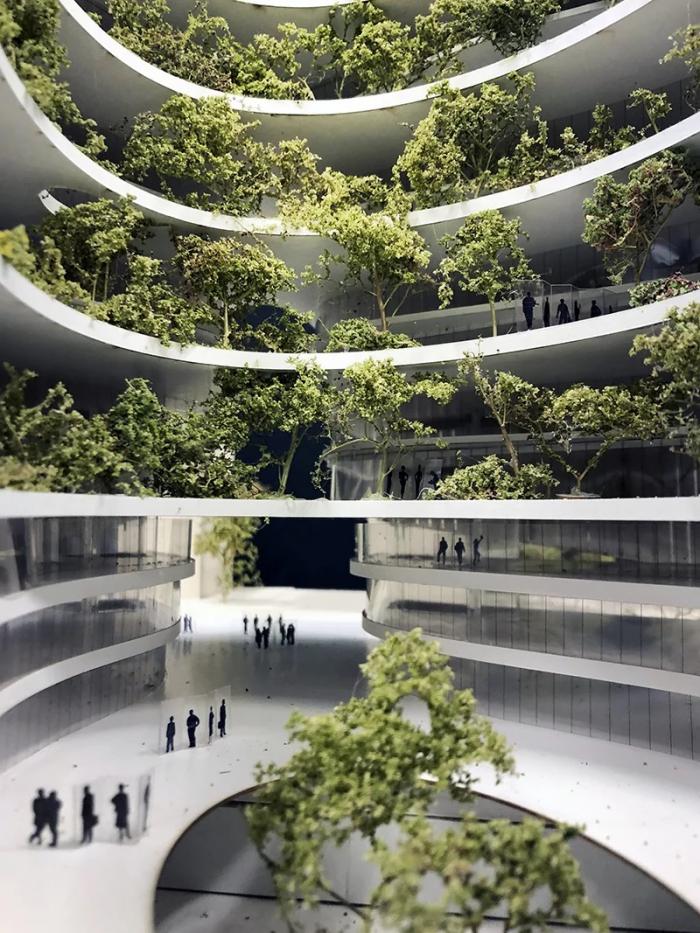 BIM建筑|绿植爬满“山峰”——阿尔巴尼亚Ekspozita大楼 / Mario Cucinella