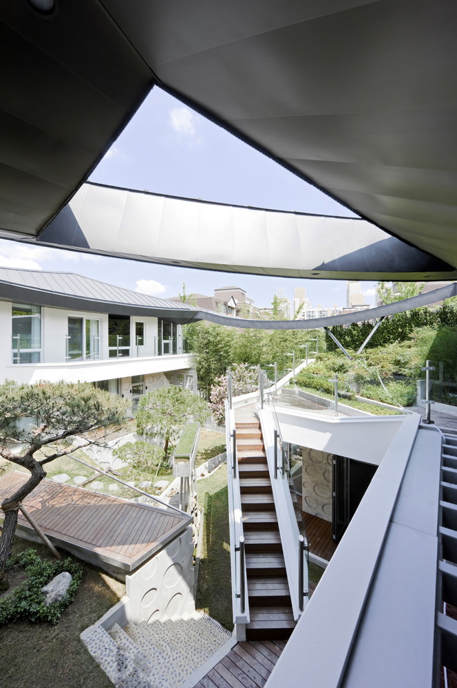 BIM建筑|动态绵延，自成一座山脉：韩国“四合院” / IROJE KHM Architects