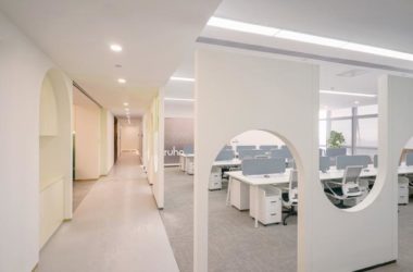 BIM建筑|舒适而优雅的性冷淡风——如涵文化办公空间 / inDeco领筑智造-BIM建筑网