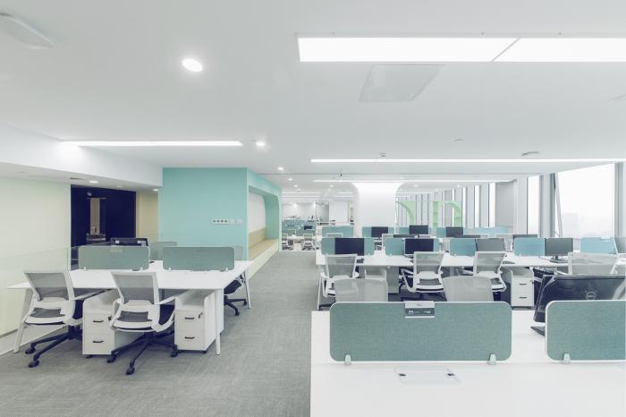 BIM建筑|舒适而优雅的性冷淡风——如涵文化办公空间 / inDeco领筑智造