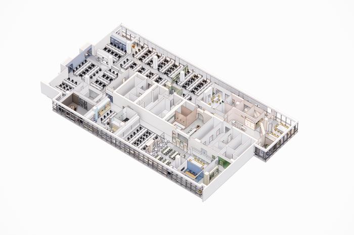 BIM建筑|舒适而优雅的性冷淡风——如涵文化办公空间 / inDeco领筑智造