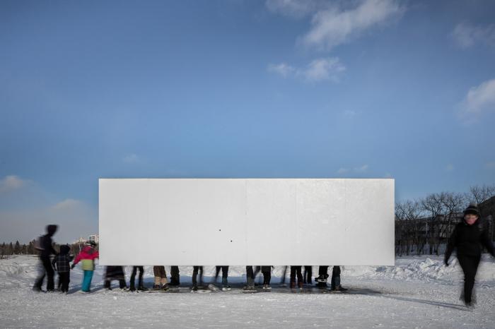 BIM建筑|悬停半空，神秘的方盒子 / NAICE