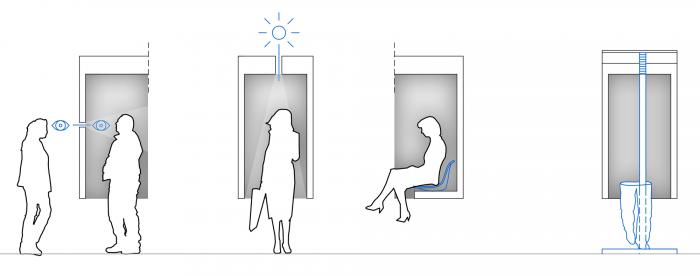 BIM建筑|悬停半空，神秘的方盒子 / NAICE