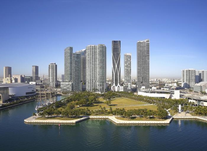 BIM建筑|一部宏大的空间史诗：迈阿密千号馆豪华公寓’ / 扎哈·哈迪德建筑事务所