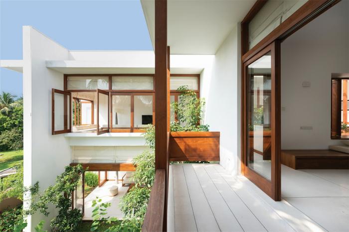 BIM建筑|浓郁咖啡加拉花——斯里兰卡Kodikara住宅