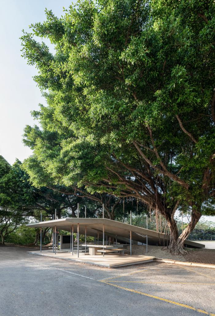 BIM建筑|邵唯晏新作丨轻重之间·层次串构：交通大学南门候车亭