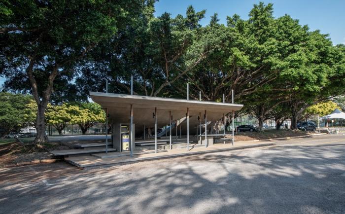 BIM建筑|邵唯晏新作丨轻重之间·层次串构：交通大学南门候车亭