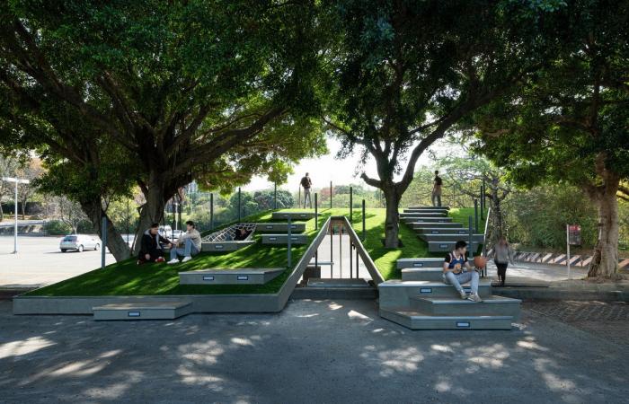 BIM建筑|邵唯晏新作丨轻重之间·层次串构：交通大学南门候车亭