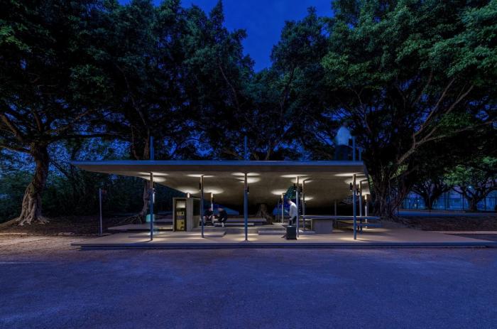 BIM建筑|邵唯晏新作丨轻重之间·层次串构：交通大学南门候车亭