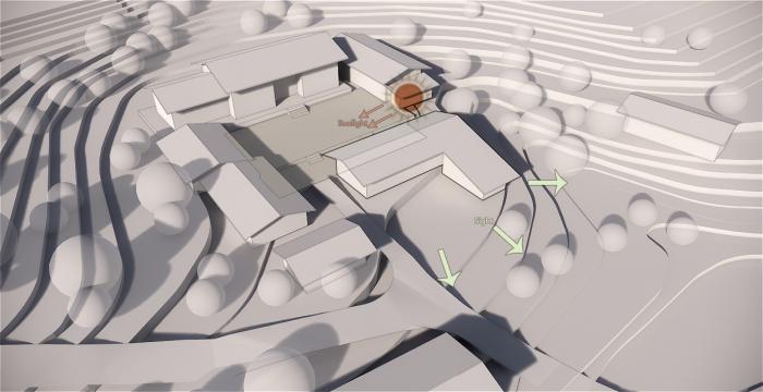 BIM建筑|刘家山舍 / 刘九三