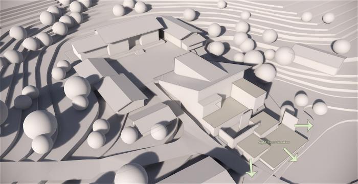 BIM建筑|刘家山舍 / 刘九三