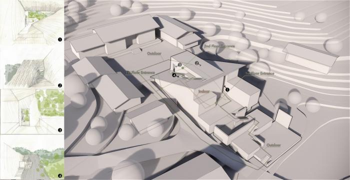 BIM建筑|刘家山舍 / 刘九三