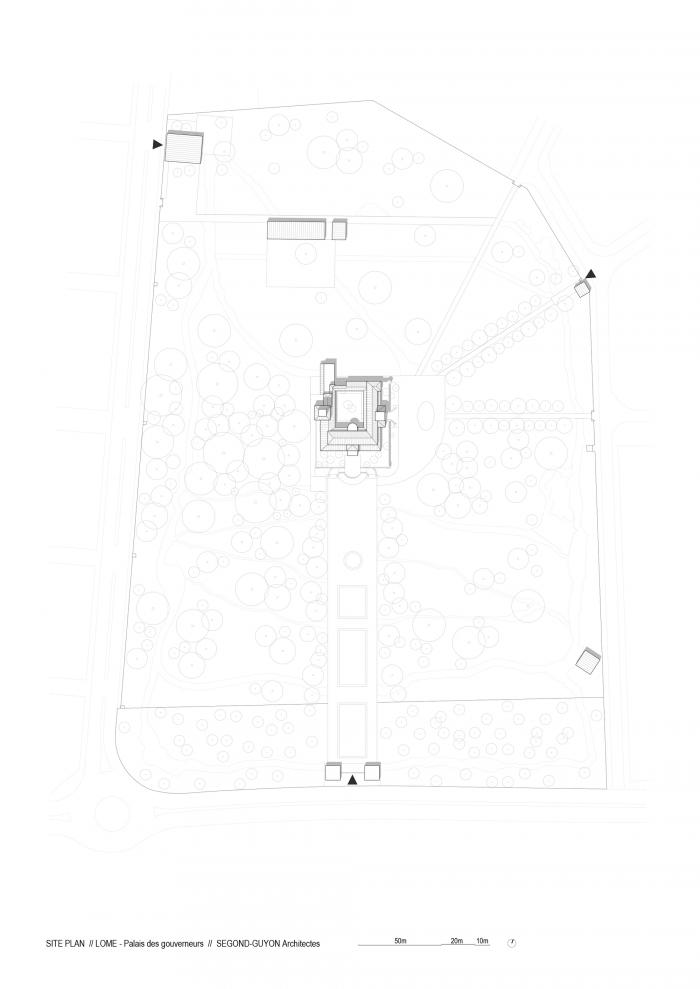 BIM建筑|古今对话——洛美总督官邸展览空间和工作室 / Segond-Guyon Architectes
