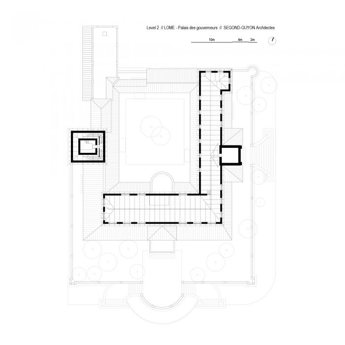 BIM建筑|古今对话——洛美总督官邸展览空间和工作室 / Segond-Guyon Architectes