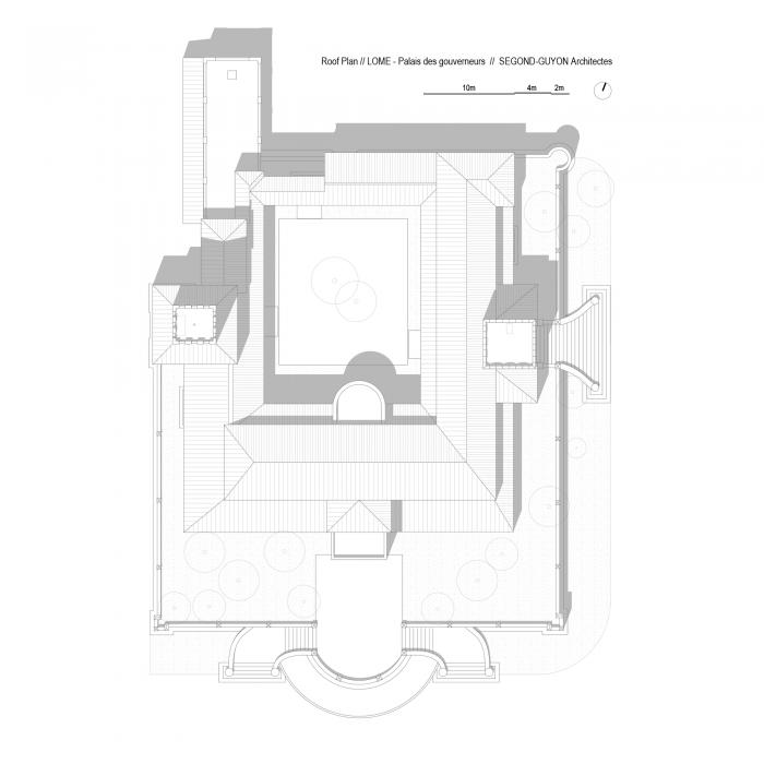 BIM建筑|古今对话——洛美总督官邸展览空间和工作室 / Segond-Guyon Architectes