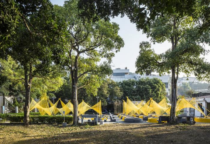 BIM建筑|“篝火”空间装置，深圳 / MAT超级建筑事务所