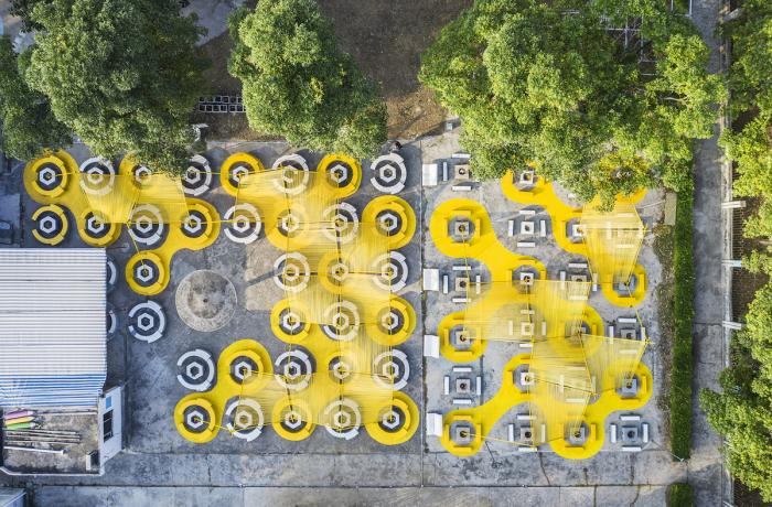 BIM建筑|“篝火”空间装置，深圳 / MAT超级建筑事务所