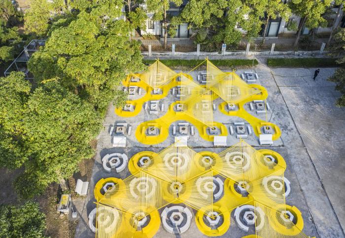 BIM建筑|“篝火”空间装置，深圳 / MAT超级建筑事务所