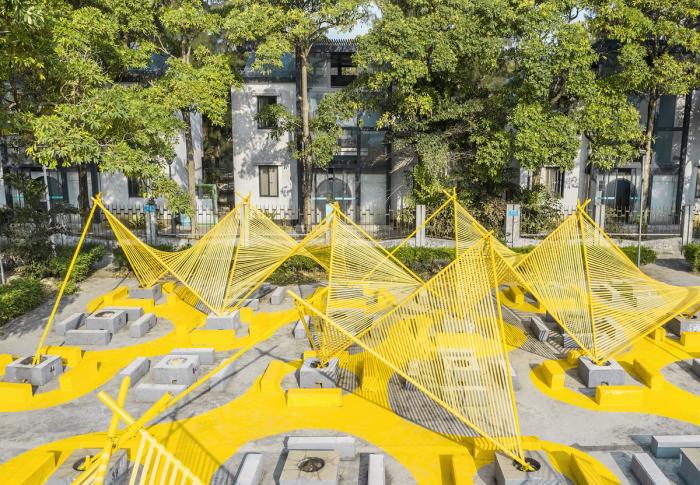 BIM建筑|“篝火”空间装置，深圳 / MAT超级建筑事务所