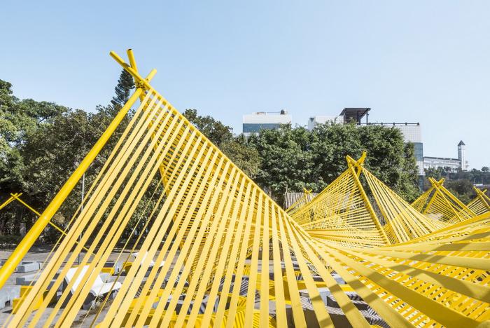 BIM建筑|“篝火”空间装置，深圳 / MAT超级建筑事务所