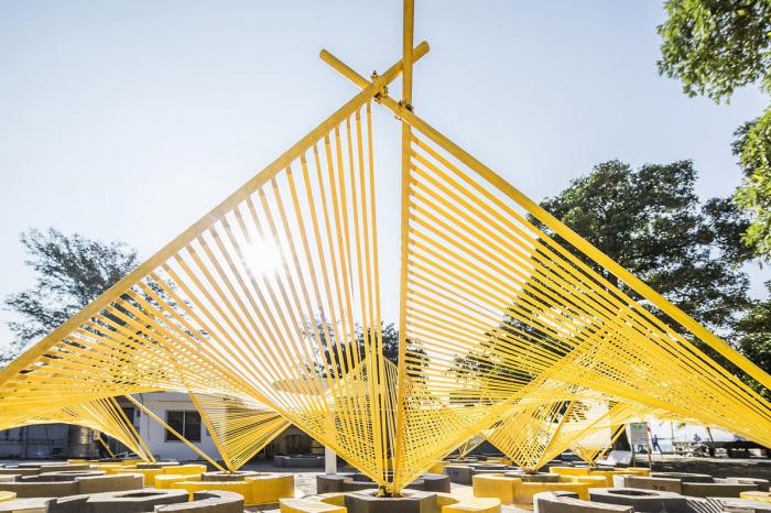 BIM建筑|“篝火”空间装置，深圳 / MAT超级建筑事务所