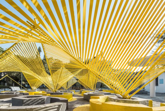 BIM建筑|“篝火”空间装置，深圳 / MAT超级建筑事务所