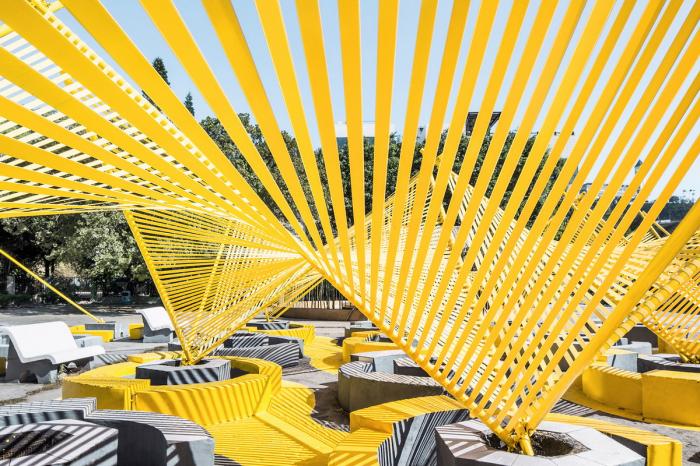 BIM建筑|“篝火”空间装置，深圳 / MAT超级建筑事务所