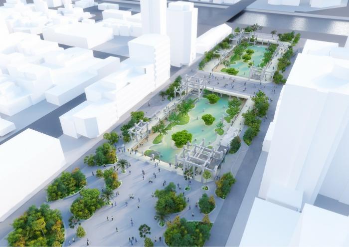 BIM建筑|台南河乐广场——老商场改造激发城区活力 / MVRDV