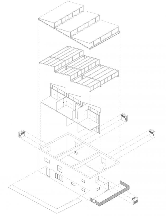 BIM建筑|“简易改造”：精炼元素的空间意义 / 合木建筑新工作室