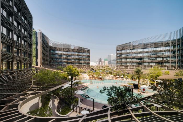 BIM建筑|海洋公园万豪酒店，海洋氛围中的都市度假胜地 / Aedas