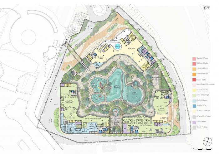 BIM建筑|海洋公园万豪酒店，海洋氛围中的都市度假胜地 / Aedas