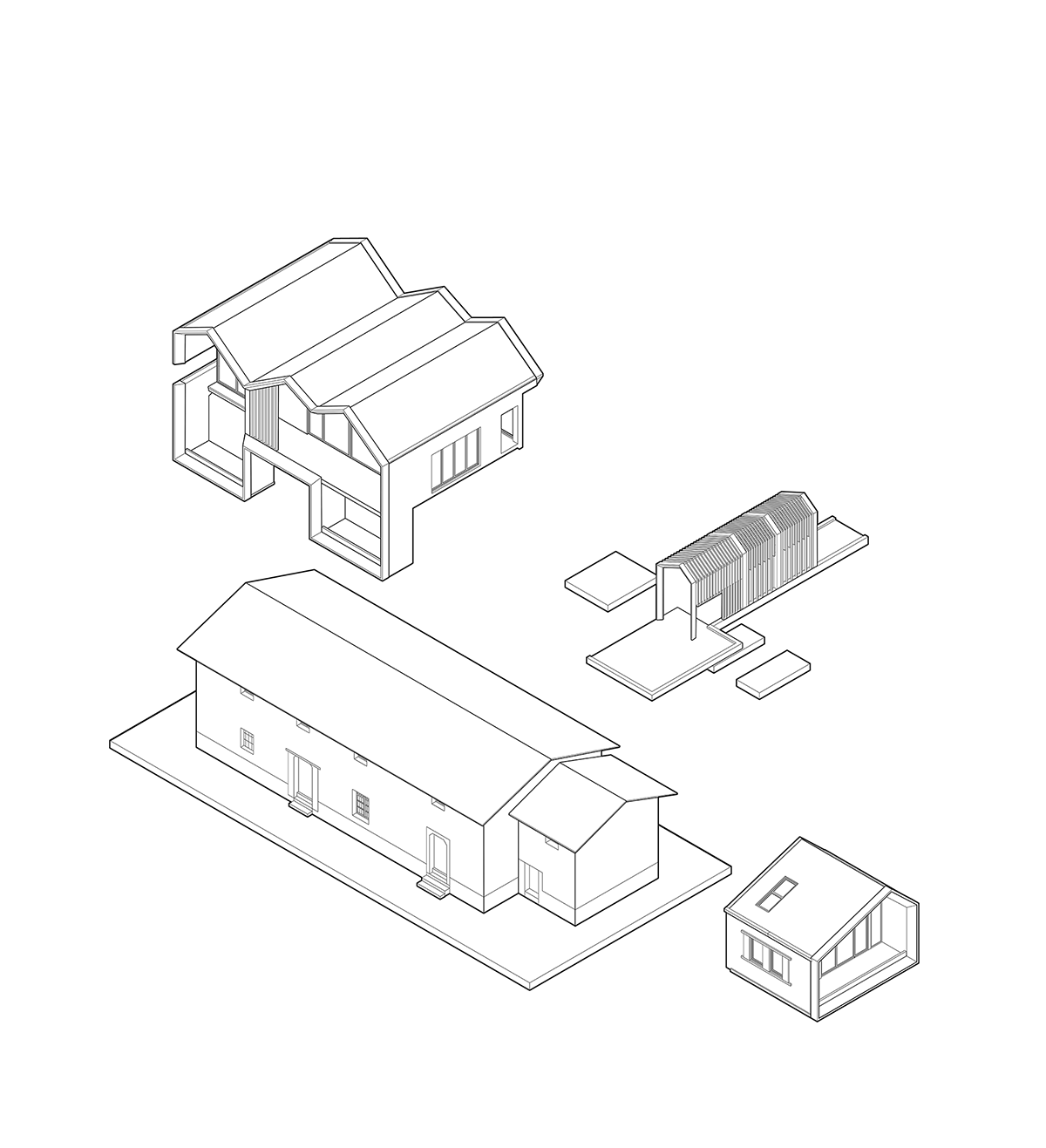 BIM建筑|戴家山倚云山舍精品民宿 / 简然建筑
