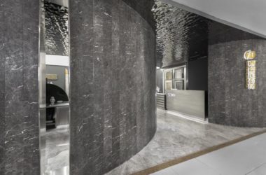 BIM建筑|星体变幻般的冲击感，“太空”石材展厅 / 李振杰-BIM建筑网