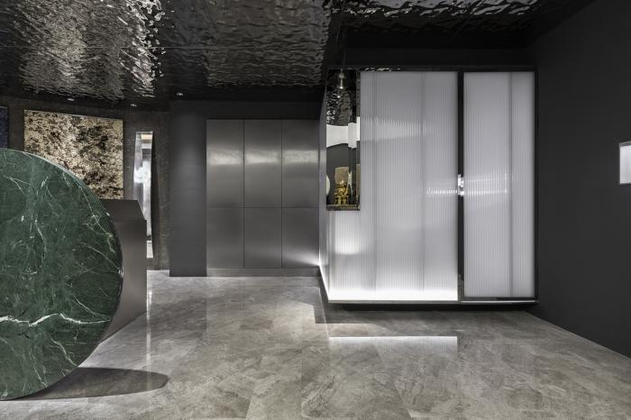 BIM建筑|星体变幻般的冲击感，“太空”石材展厅 / 李振杰