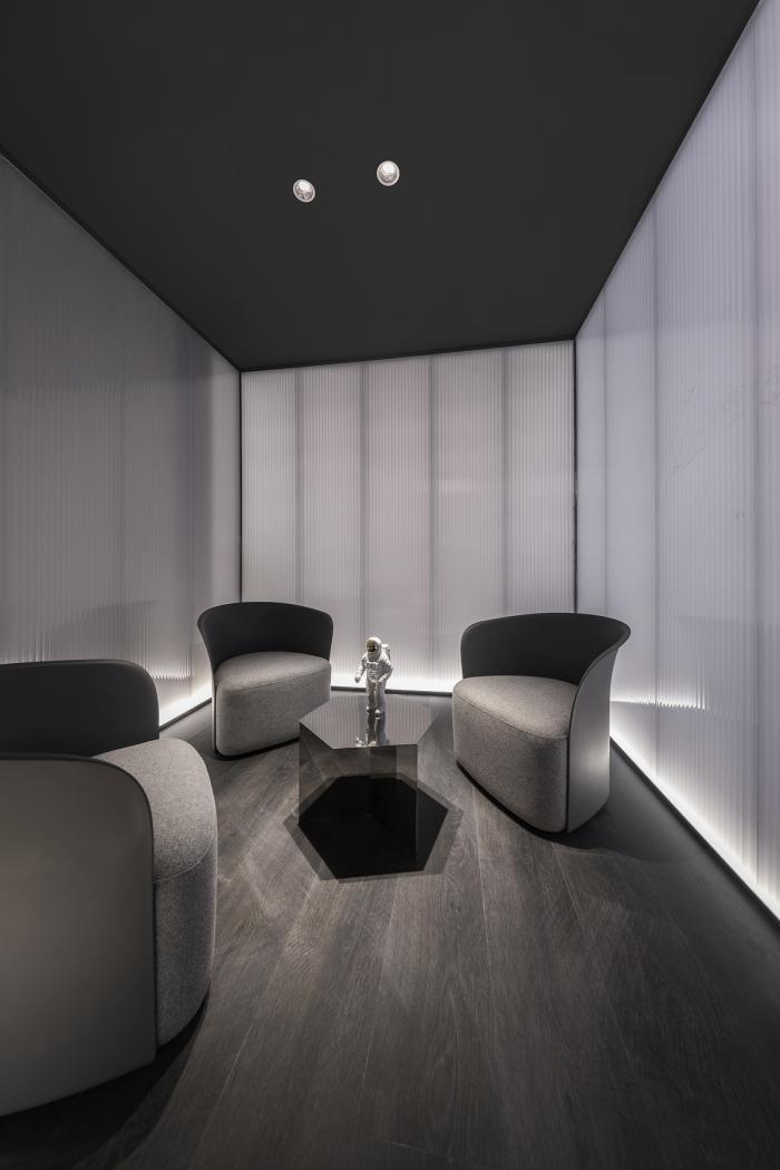 BIM建筑|星体变幻般的冲击感，“太空”石材展厅 / 李振杰