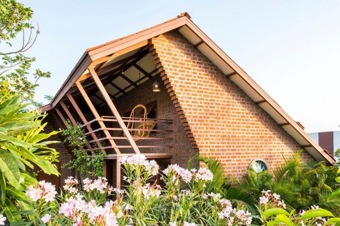 BIM建筑|恬静的花园度假屋——印度住宅“Palasvada”