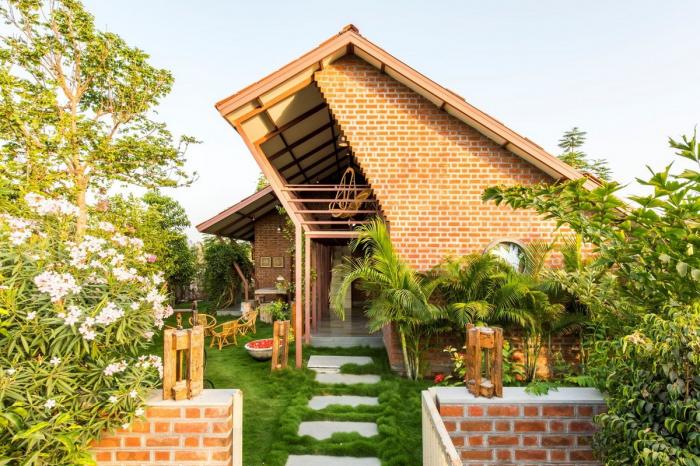 BIM建筑|恬静的花园度假屋——印度住宅“Palasvada”