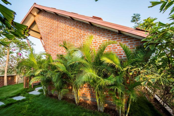 BIM建筑|恬静的花园度假屋——印度住宅“Palasvada”