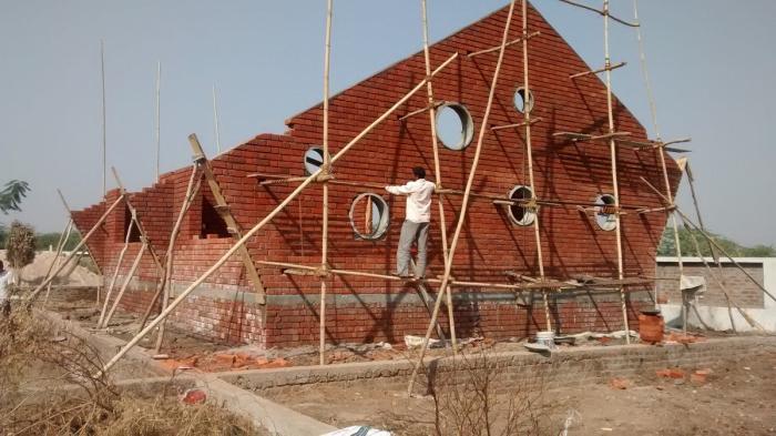 BIM建筑|恬静的花园度假屋——印度住宅“Palasvada”