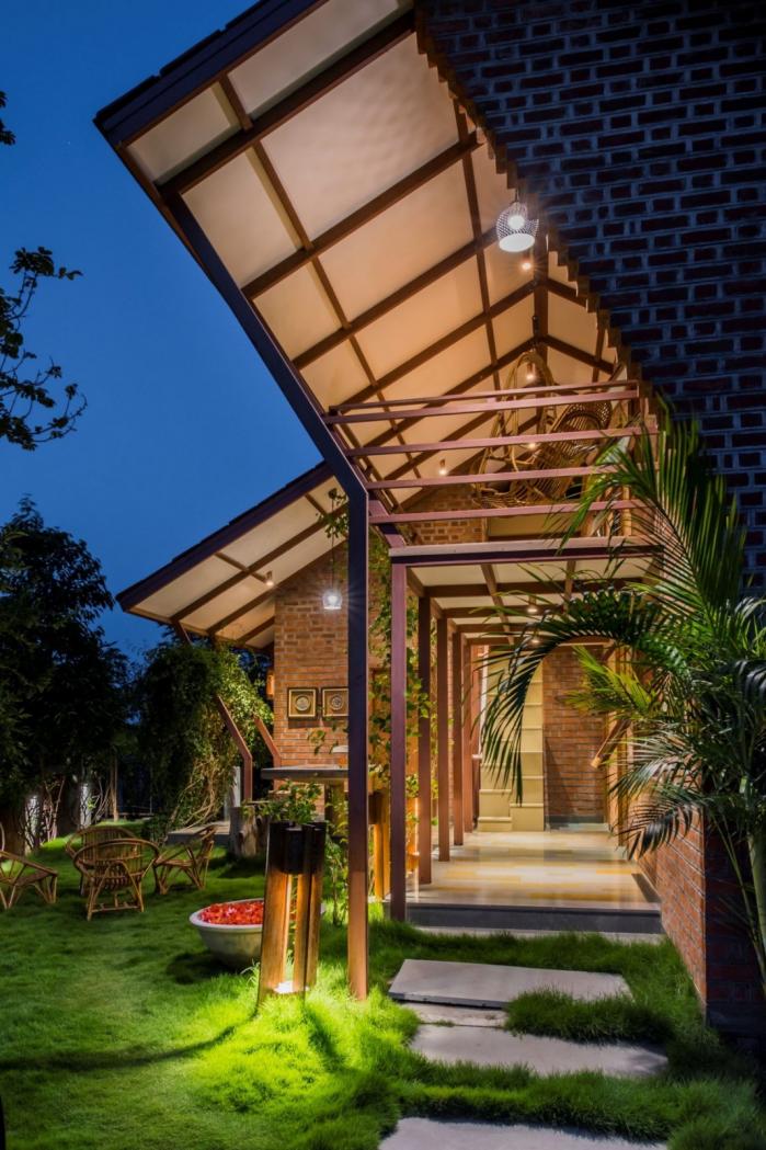 BIM建筑|恬静的花园度假屋——印度住宅“Palasvada”