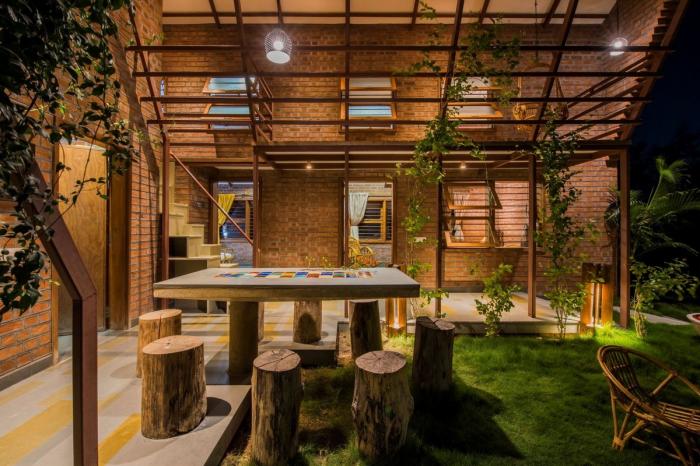 BIM建筑|恬静的花园度假屋——印度住宅“Palasvada”