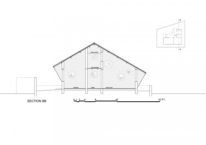 BIM建筑|恬静的花园度假屋——印度住宅“Palasvada”