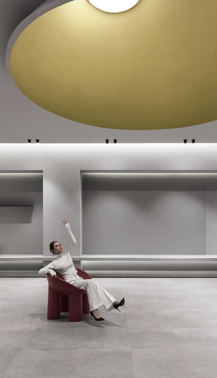 BIM建筑|色彩拼图 | 本杰明摩尔旗舰店 / 大成设计