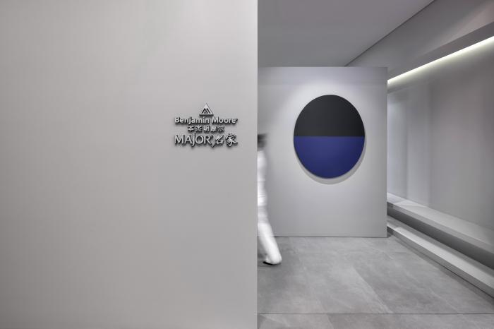 BIM建筑|色彩拼图 | 本杰明摩尔旗舰店 / 大成设计