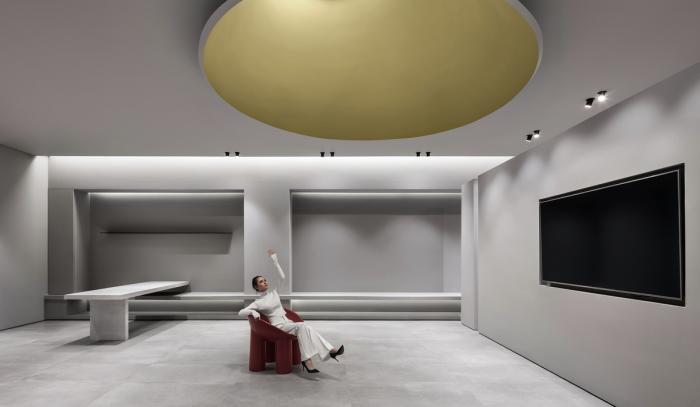 BIM建筑|色彩拼图 | 本杰明摩尔旗舰店 / 大成设计