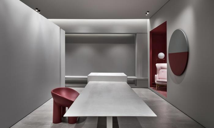 BIM建筑|色彩拼图 | 本杰明摩尔旗舰店 / 大成设计