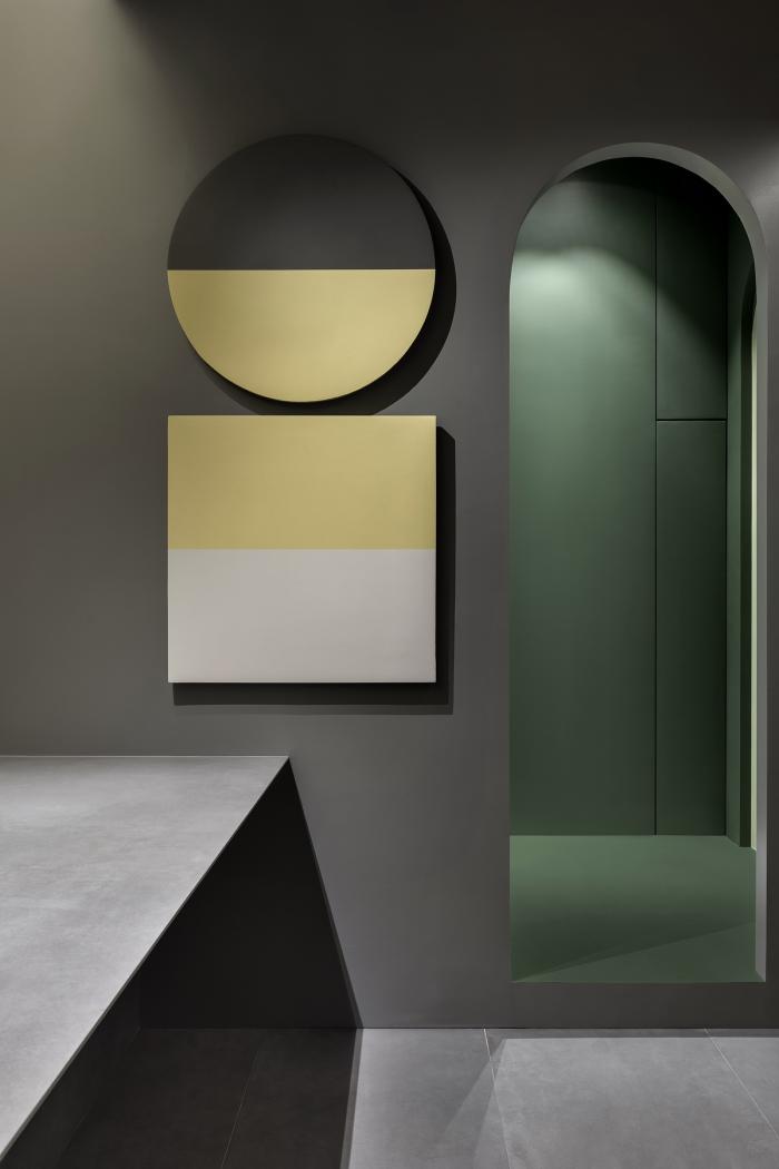 BIM建筑|色彩拼图 | 本杰明摩尔旗舰店 / 大成设计