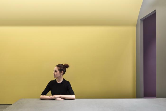 BIM建筑|色彩拼图 | 本杰明摩尔旗舰店 / 大成设计