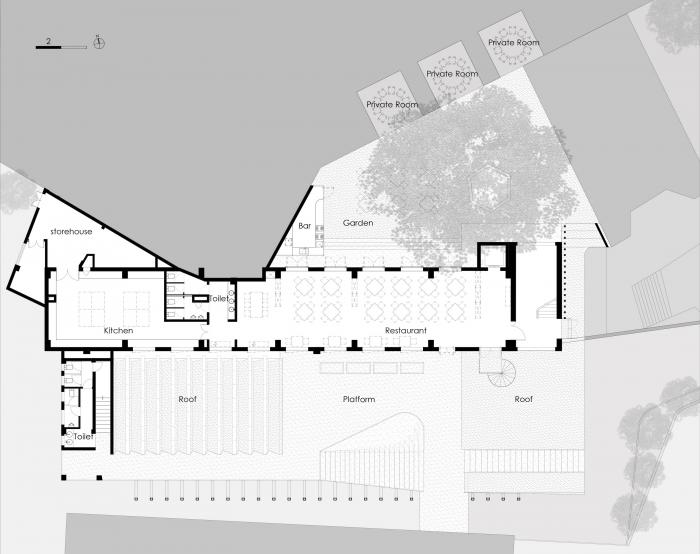 BIM建筑|嫁衣的裙摆——重庆印制一厂山鬼精品酒店改造 / 寻常设计